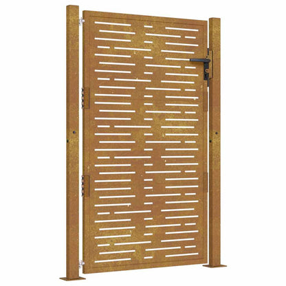Garden Gate 100x125 cm Corten Steel Square Design