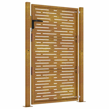 Garden Gate 100x125 cm Corten Steel Square Design