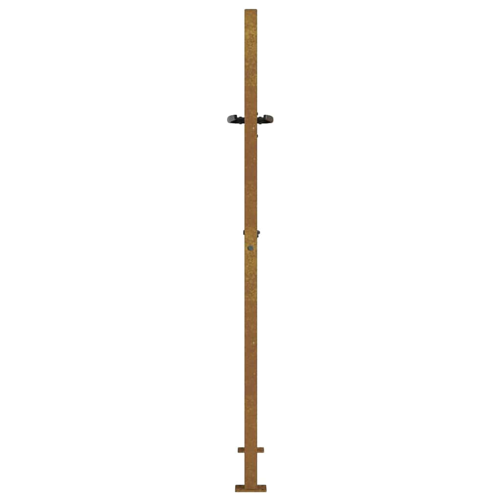 Garden Gate 100x125 cm Corten Steel Square Design