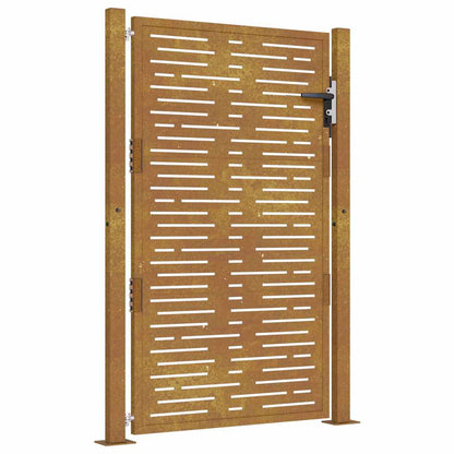 Garden Gate 100x150 cm Corten Steel Square Design