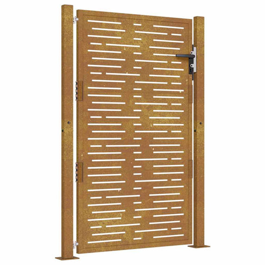 Garden Gate 100x150 cm Corten Steel Square Design