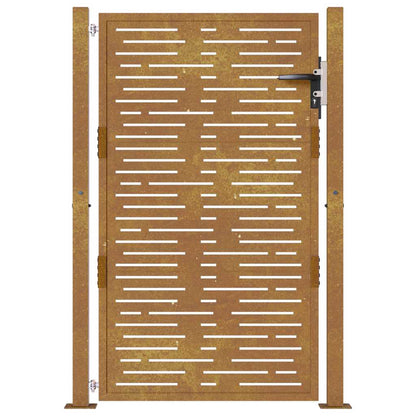 Garden Gate 100x150 cm Corten Steel Square Design