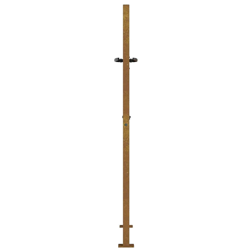 Garden Gate 100x150 cm Corten Steel Square Design