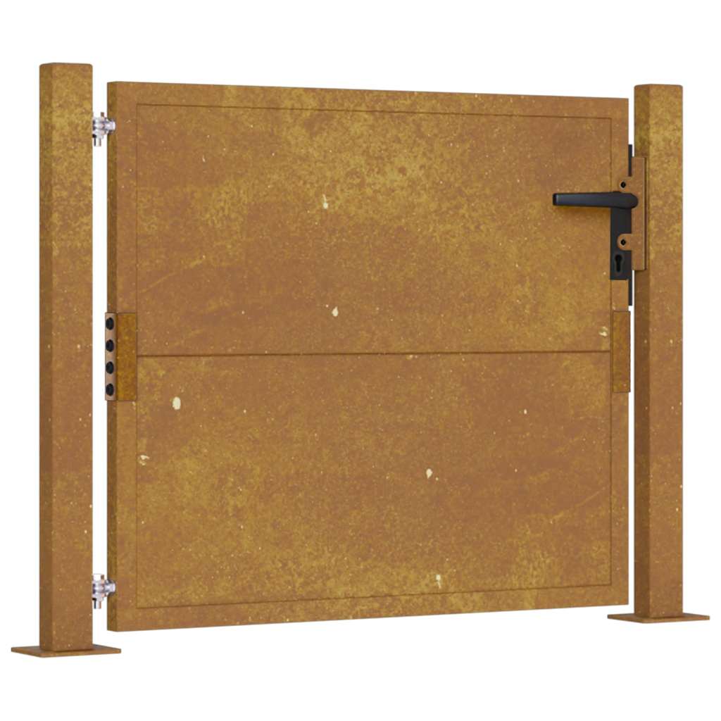 Garden Gate 100x100 cm Corten Steel