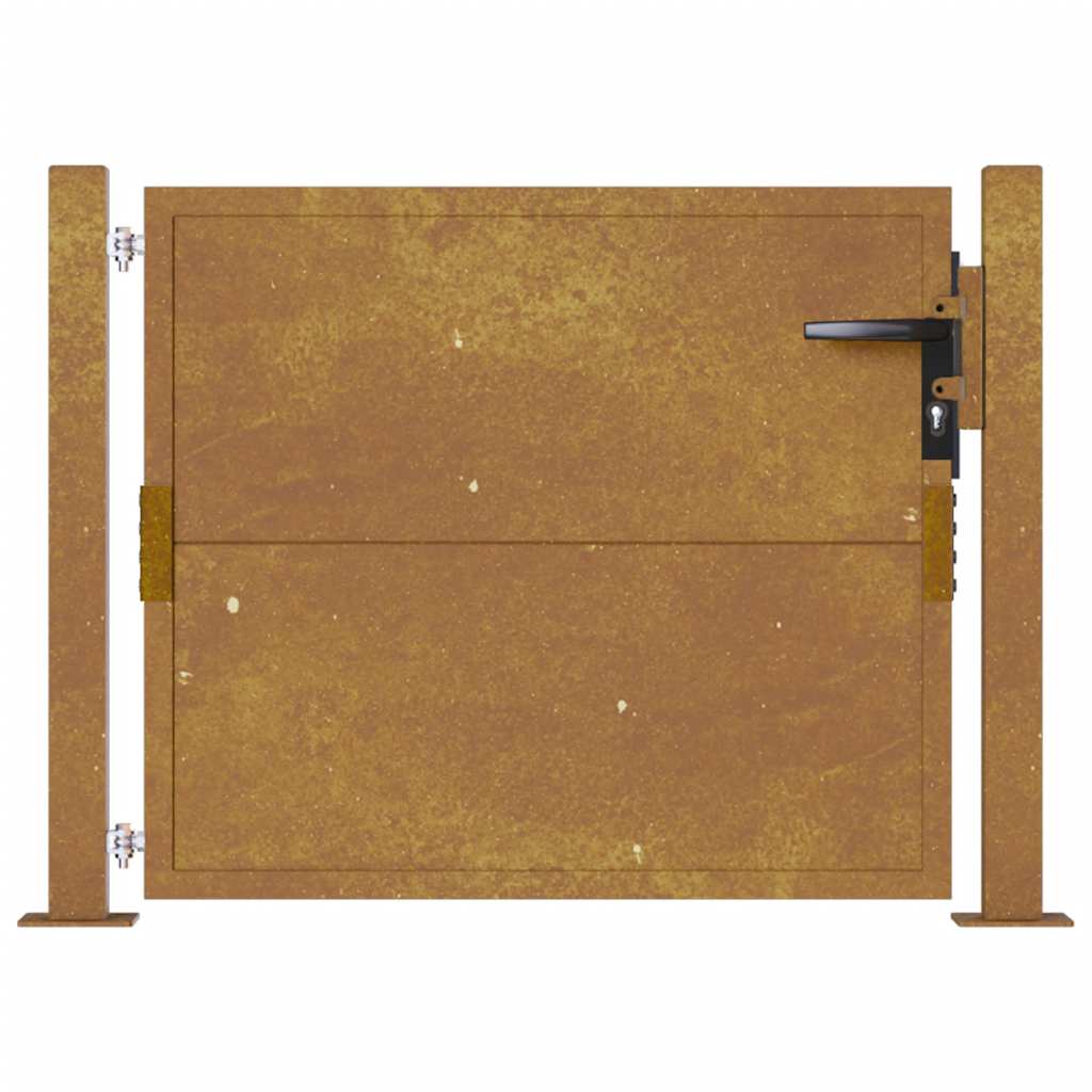 Garden Gate 100x100 cm Corten Steel