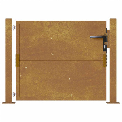 Garden Gate 100x100 cm Corten Steel