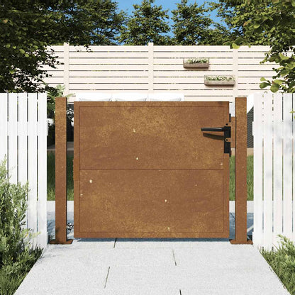 Garden Gate 100x100 cm Corten Steel