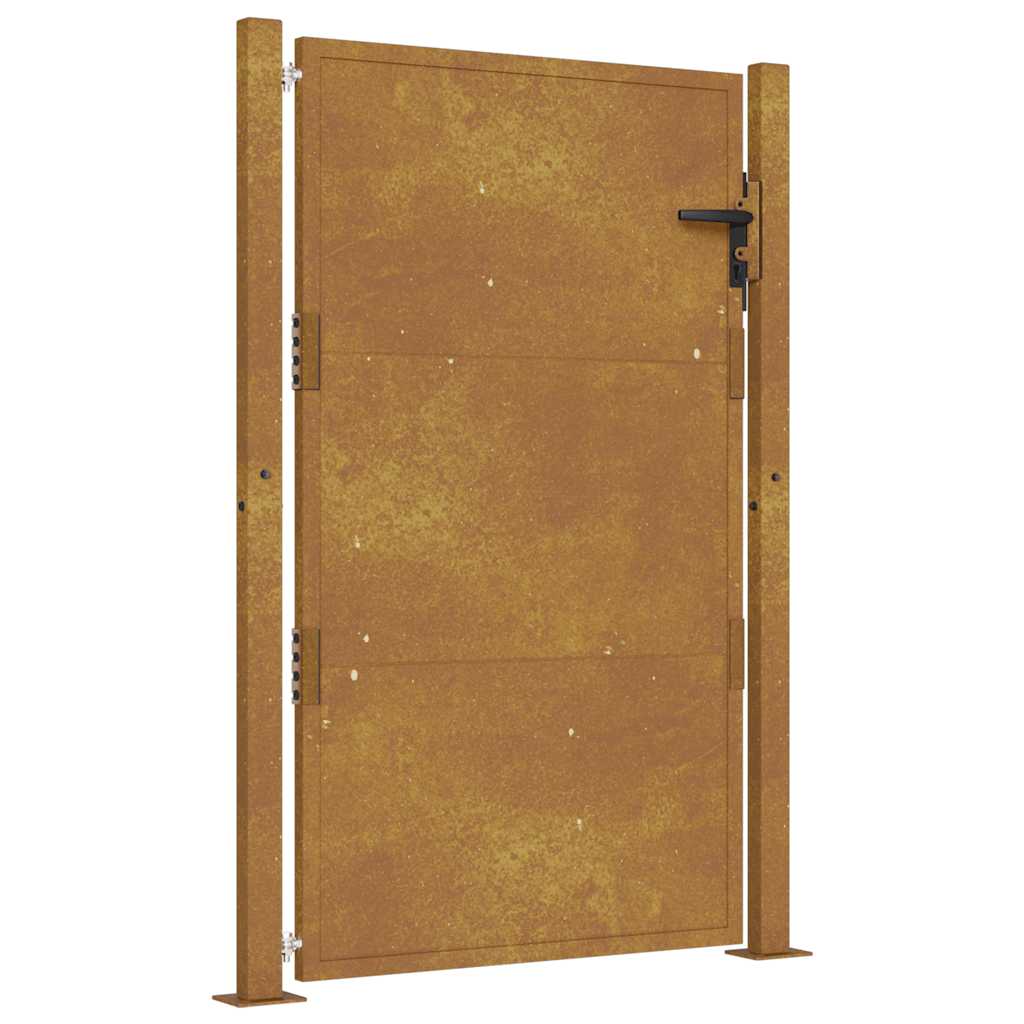 Garden Gate 100x125 cm Corten Steel