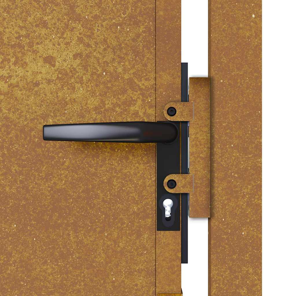 Garden Gate 100x175 cm Corten Steel