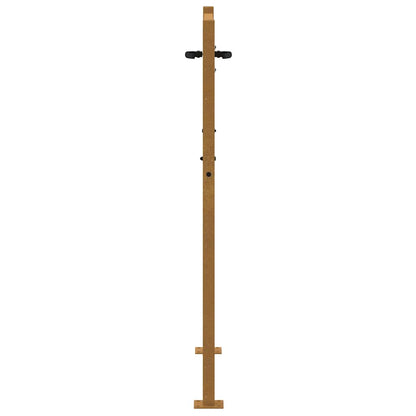 Garden Gate 100x150 cm Corten Steel Grass Design