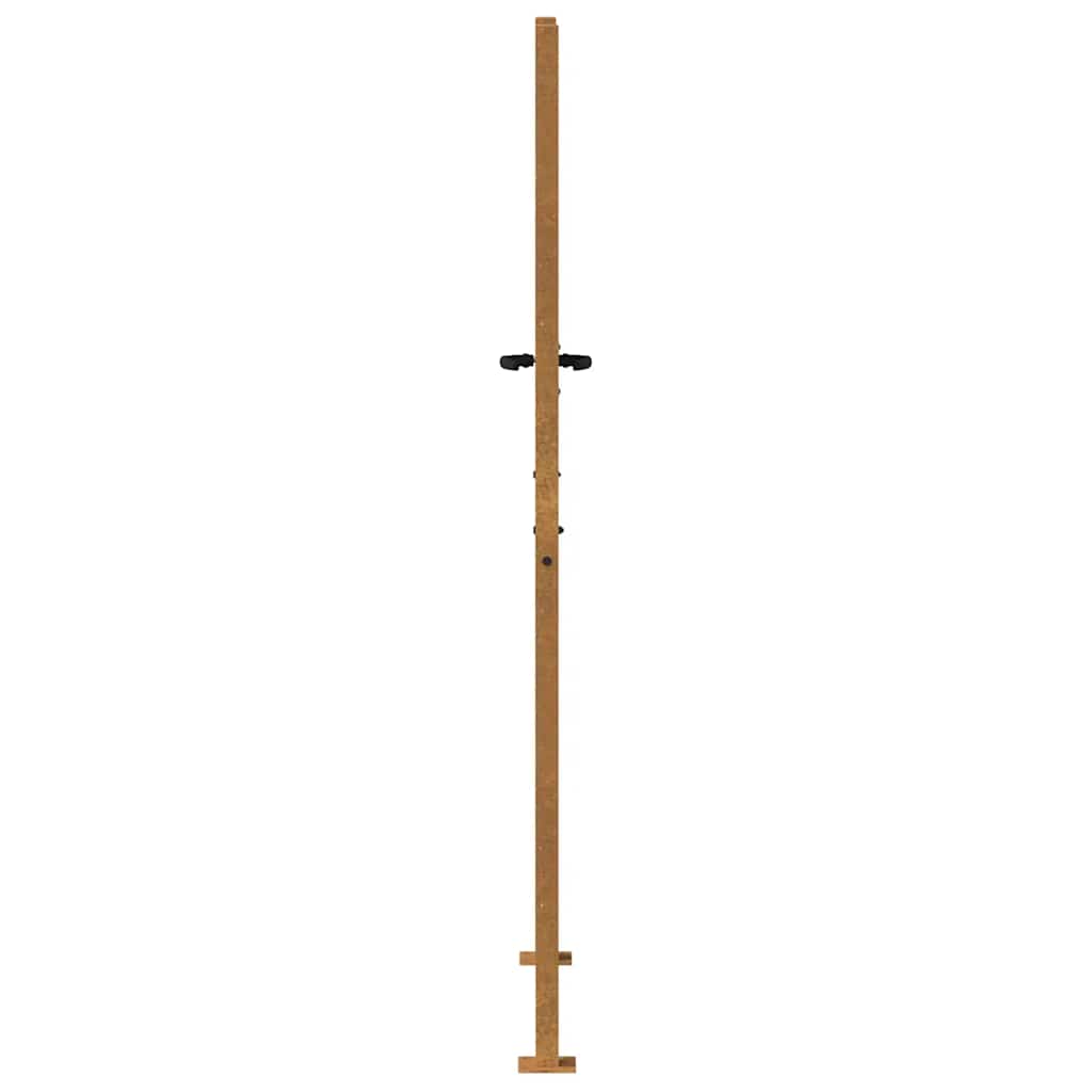 Garden Gate 100x200 cm Corten Steel Bamboo Design
