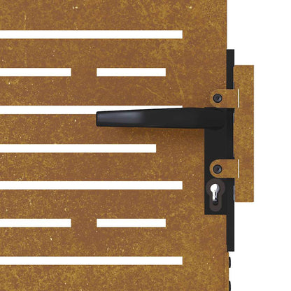 Garden Gate 85x75 cm Corten Steel Square Design