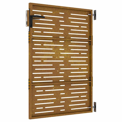 Garden Gate 85x125 cm Corten Steel Square Design