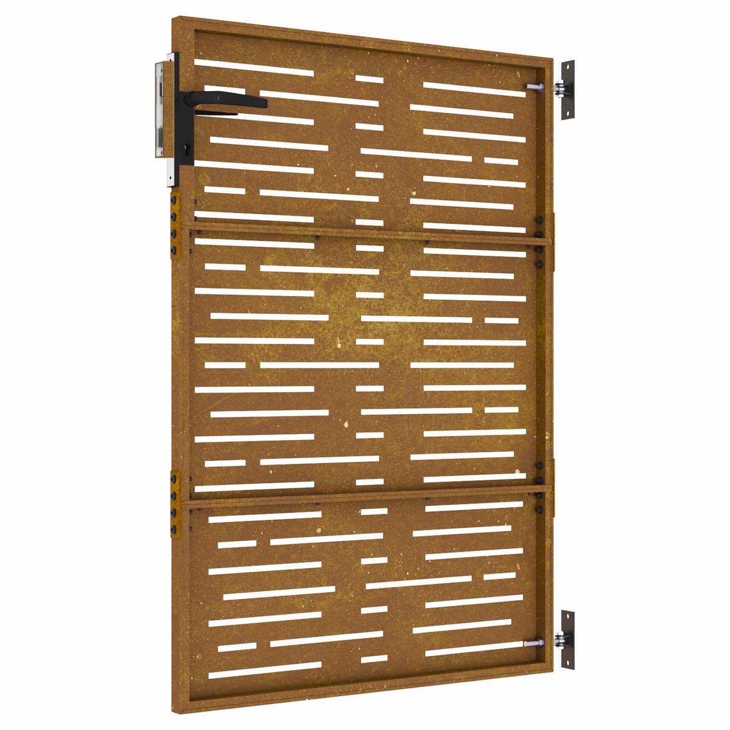 Garden Gate 85x150 cm Corten Steel Square Design