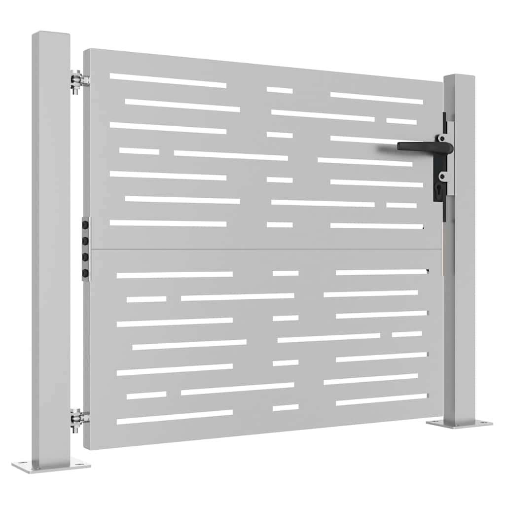 Garden Gate 100x75 cm Corten Steel Square Design