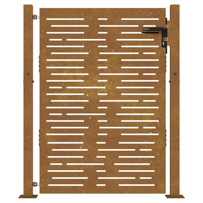 Garden Gate 100x150 cm Corten Steel Square Design