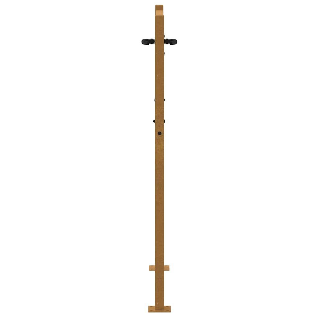 Garden Gate 100x150 cm Corten Steel Square Design