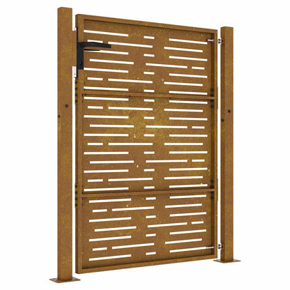 Garden Gate 100x150 cm Corten Steel Square Design