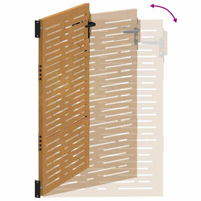 Garden Gate 100x150 cm Corten Steel Square Design