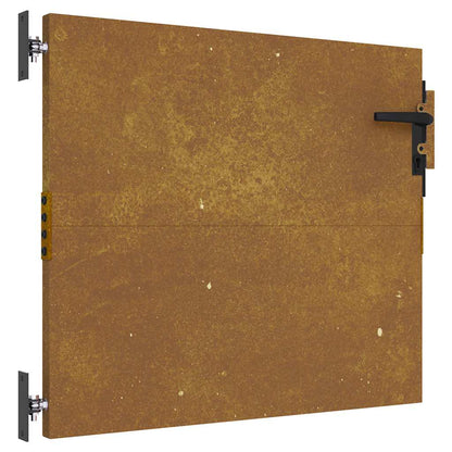 Garden Gate 85x125 cm Corten Steel Square Design