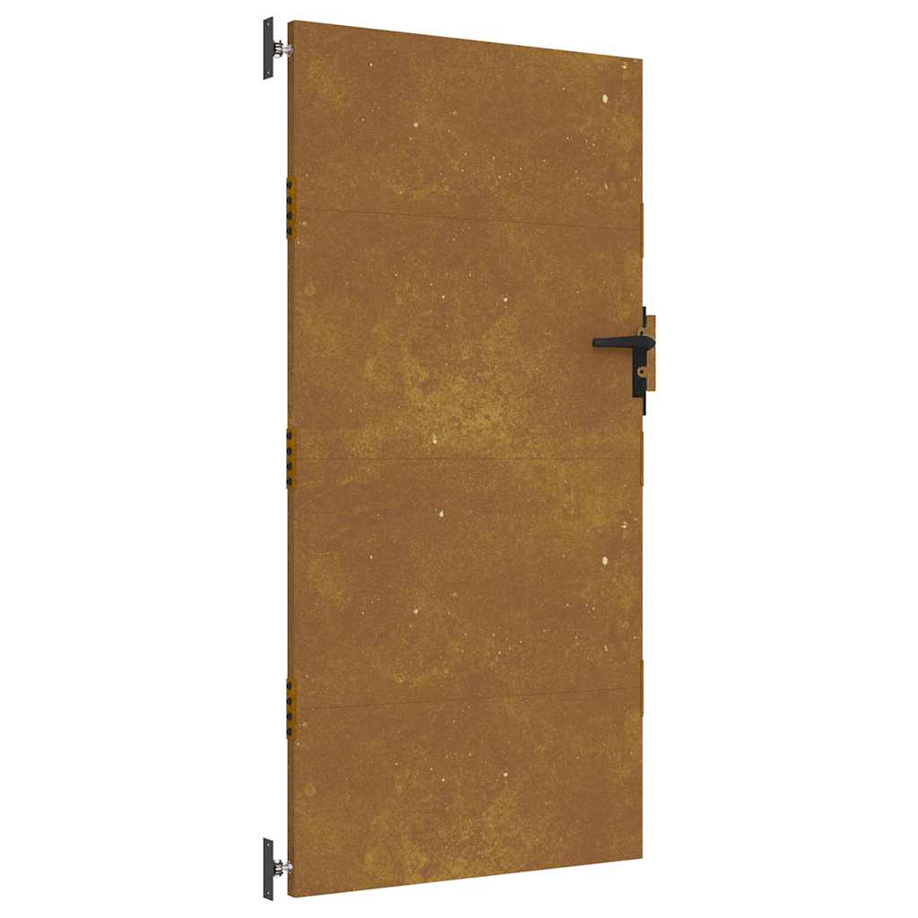 Garden Gate 85x200 cm Corten Steel