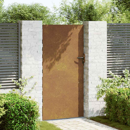Garden Gate 85x200 cm Corten Steel