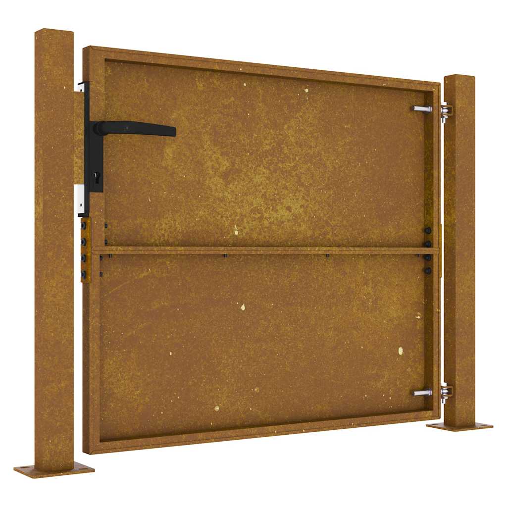 Garden Gate 100x75 cm Corten Steel