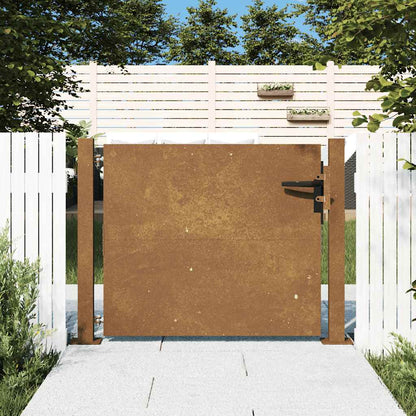 Garden Gate 100x75 cm Corten Steel