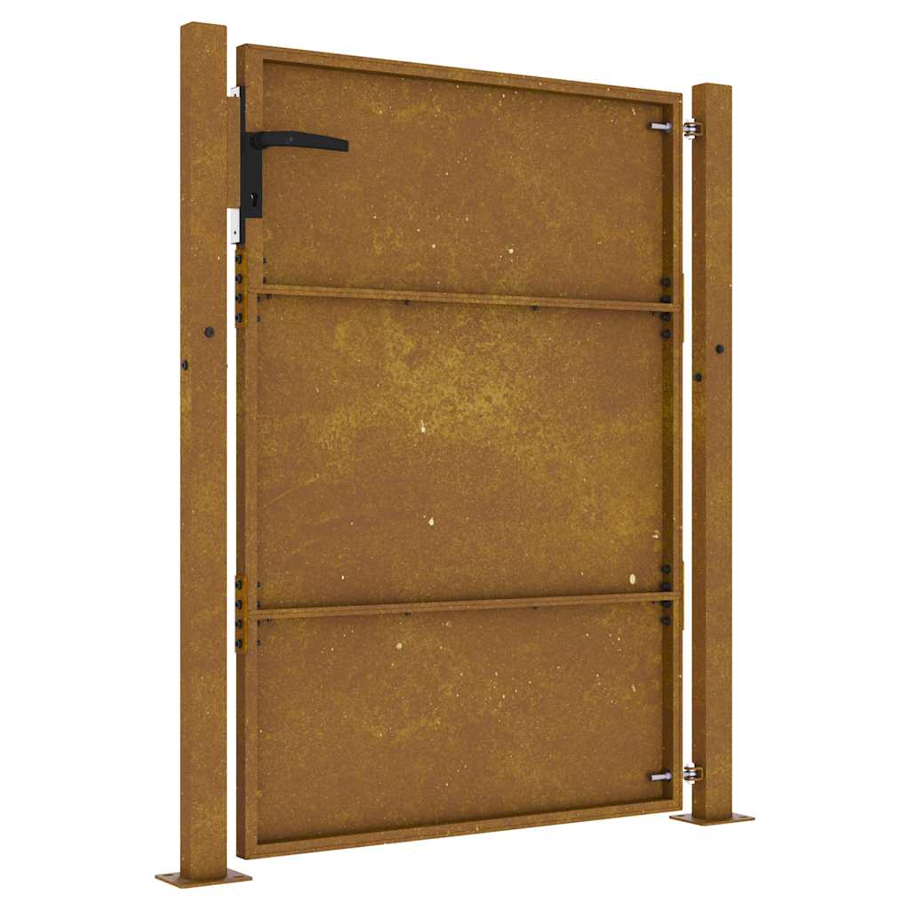 Garden Gate 100x125 cm Corten Steel