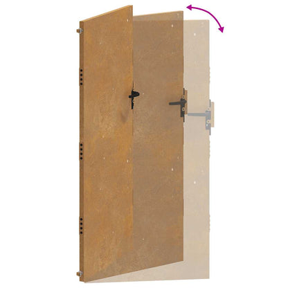 Garden Gate 100x175 cm Corten Steel