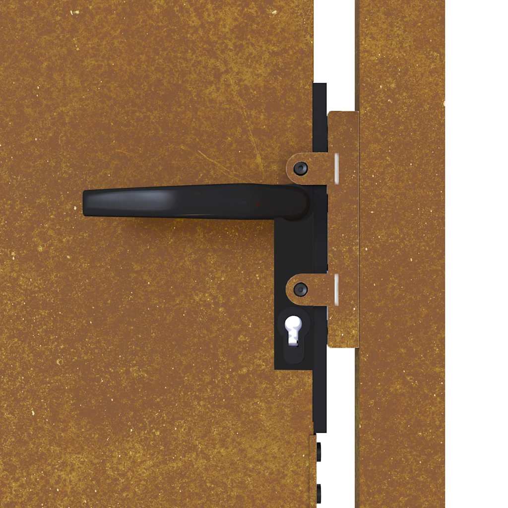 Garden Gate 100x200 cm Corten Steel
