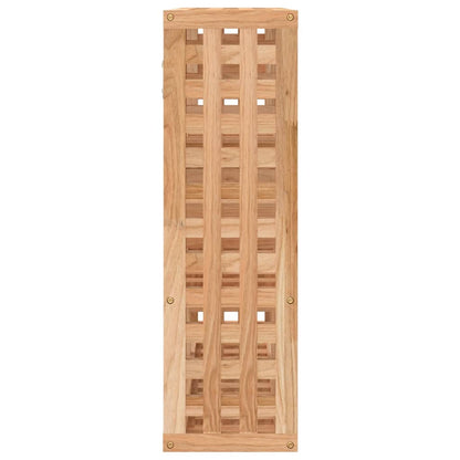 Wall Shelf 49x15x49 cm Solid Wood Walnut