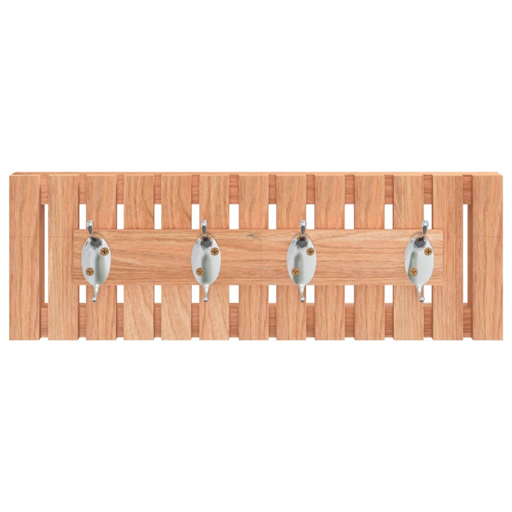 Wall Hanger 42x8.5x14 cm Solid Wood Walnut