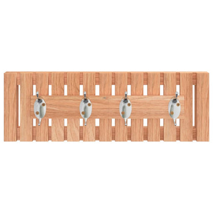 Wall Hanger 42x8.5x14 cm Solid Wood Walnut