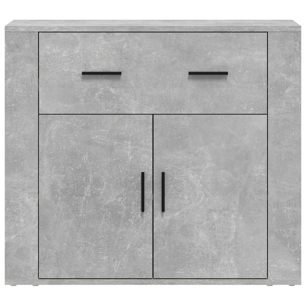 Sideboard Concrete Grey 80x33x70 cm Engineered Wood