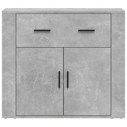 Sideboard Concrete Grey 80x33x70 cm Engineered Wood