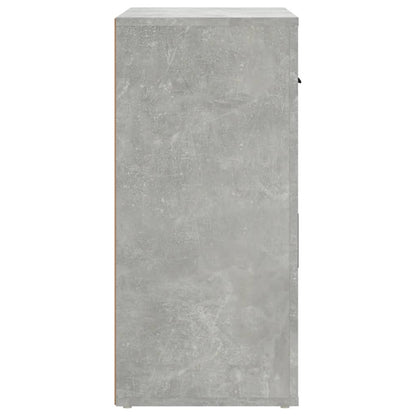 Sideboard Concrete Grey 80x33x70 cm Engineered Wood