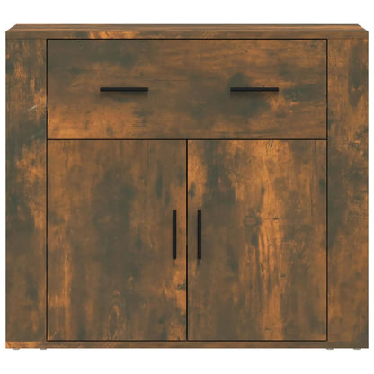 Sideboard Smoked Oak 80x33x70 cm Engineered Wood
