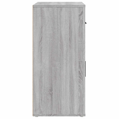 Sideboard Grey Sonoma 80x33x70 cm Engineered Wood