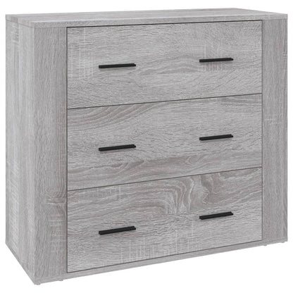 Sideboard Grey Sonoma 80x33x70 cm Engineered Wood