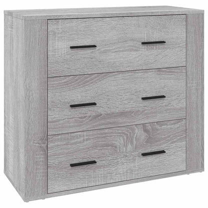 Sideboard Grey Sonoma 80x33x70 cm Engineered Wood