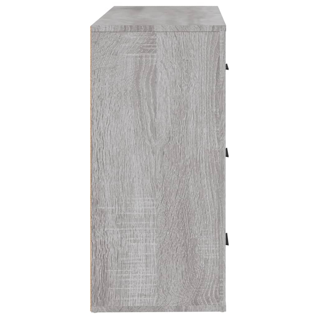 Sideboard Grey Sonoma 80x33x70 cm Engineered Wood