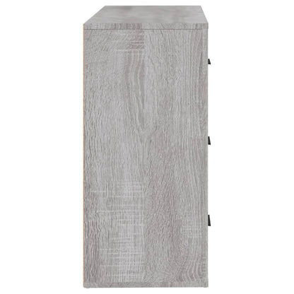 Sideboard Grey Sonoma 80x33x70 cm Engineered Wood