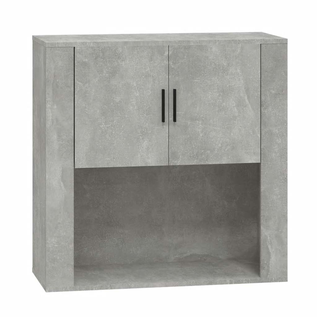 Wall Cabinet Concrete Grey 80x33x80 cm Engineered Wood