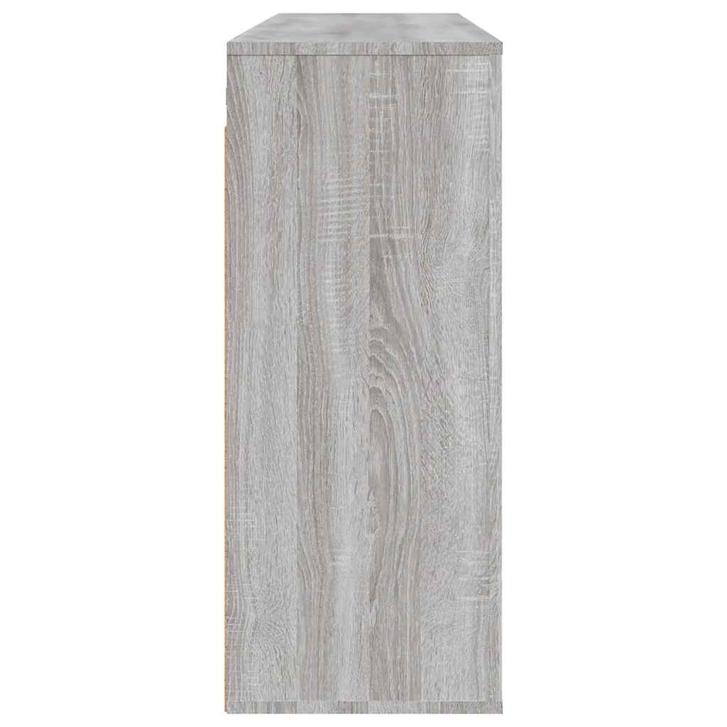 Wall Cabinet Grey Sonoma 80x33x80 cm Engineered Wood