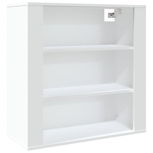 Wall Cabinet White 80x33x80 cm Engineered Wood