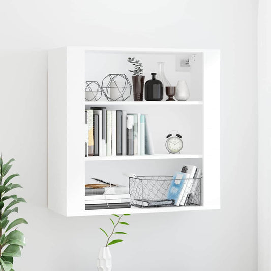 Wall Cabinet White 80x33x80 cm Engineered Wood