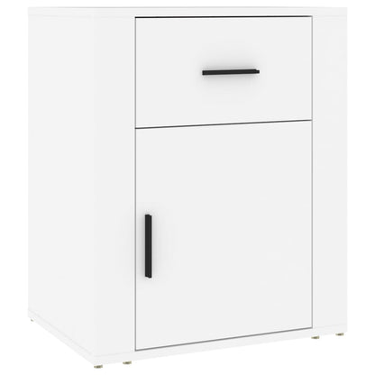 Bedside Cabinet | White | Engineered wood | 50 x 36 x 60 cm