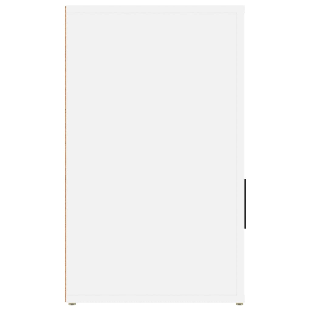 Bedside Cabinet | White | Engineered wood | 50 x 36 x 60 cm