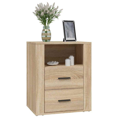 Bedside Cabinet Sonoma Oak 50x36x60 cm Engineered Wood